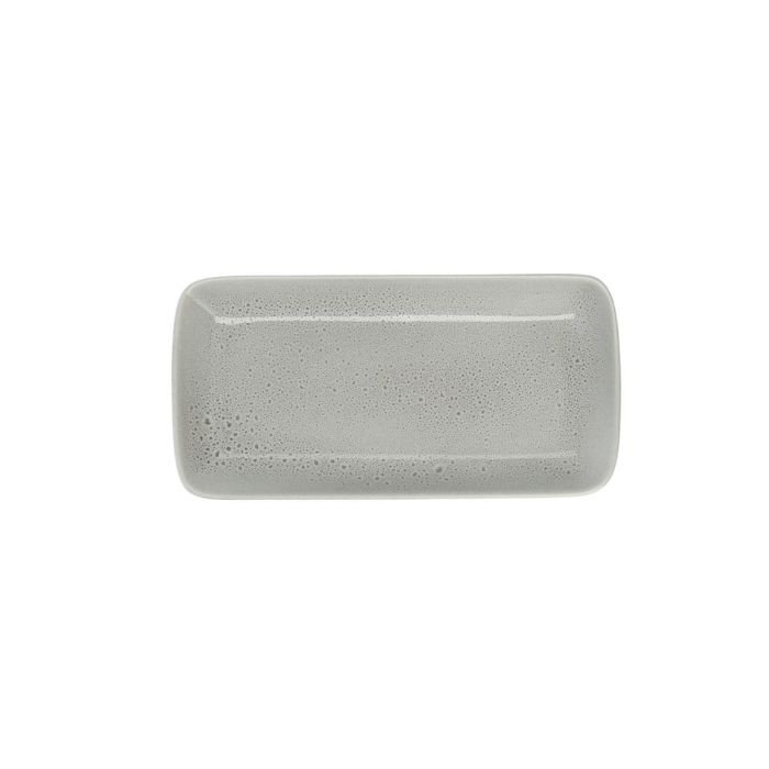 Ariane Bandeja Rectangular Porcelana Reforzada Porous 28x14 cm Verde 6 Unidades Uso Profesional Hostelería Extra Resistente Antidesportillamiento