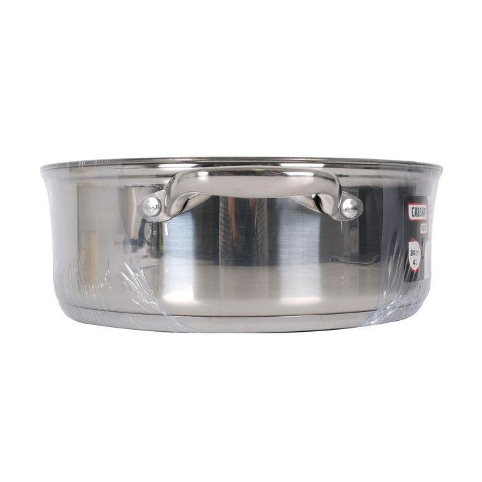 Quttin Cacerola Acero Inoxidable 24 cm 4L New Caesar (4 Unidades) 1 Quttin Cacerola Acero Inoxidable 24 cm 4L New Caesar (4 Unidades) 1