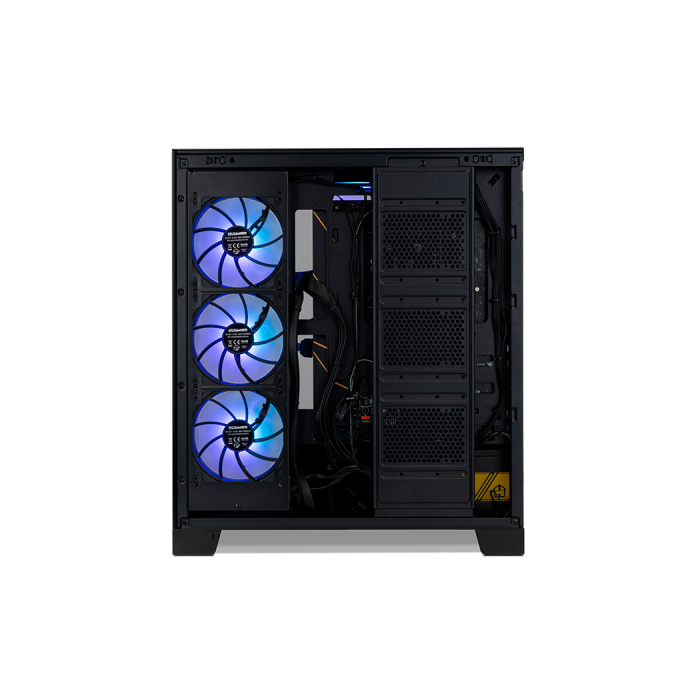 NOX Hummer Glock Semitorre ATX Cristal Templado Frontal y Lateral Negro 13