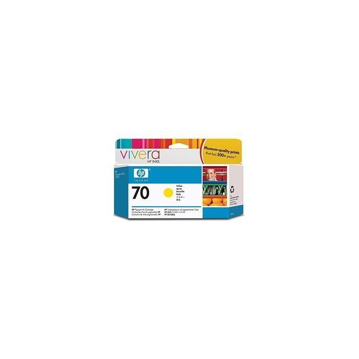 HP 70 130 ml gul blekkpatron med Vivera-blekk cartucho de tinta 1 pieza(s) Original Rendimiento estándar HP 70 130 ml gul blekkpatron med Vivera-blekk cartucho de tinta 1 pieza(s) Original Rendimiento estándar