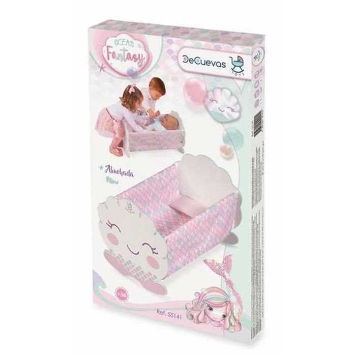Cuna para Muñecas Decuevas Ocean Fantasy Balancín 49 x 32 x 31 cm 2 Cuna para Muñecas Decuevas Ocean Fantasy Balancín 49 x 32 x 31 cm 2