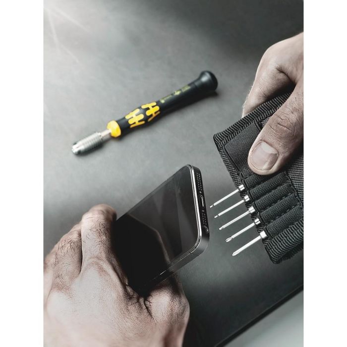 Wera Kraftform Kompakt Micro 11 ESD 1. Juego de Destornilladores de Precisión ESD/11 SB, 11 piezas, Puntas Cruz, Plano, Phillips, Torx 2