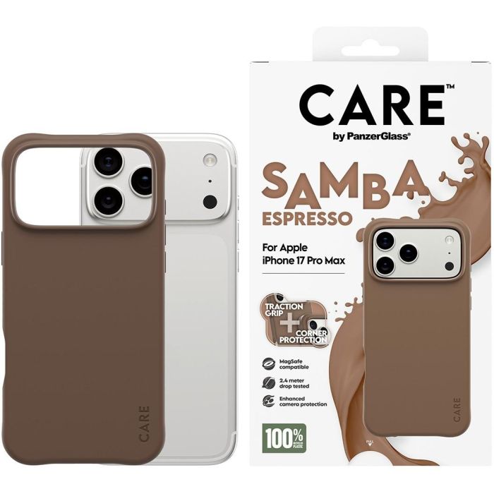 CARE Case Fashionable MagSafe iPhone 17 Pro Max Espresso 1 CARE Case Fashionable MagSafe iPhone 17 Pro Max Espresso 1