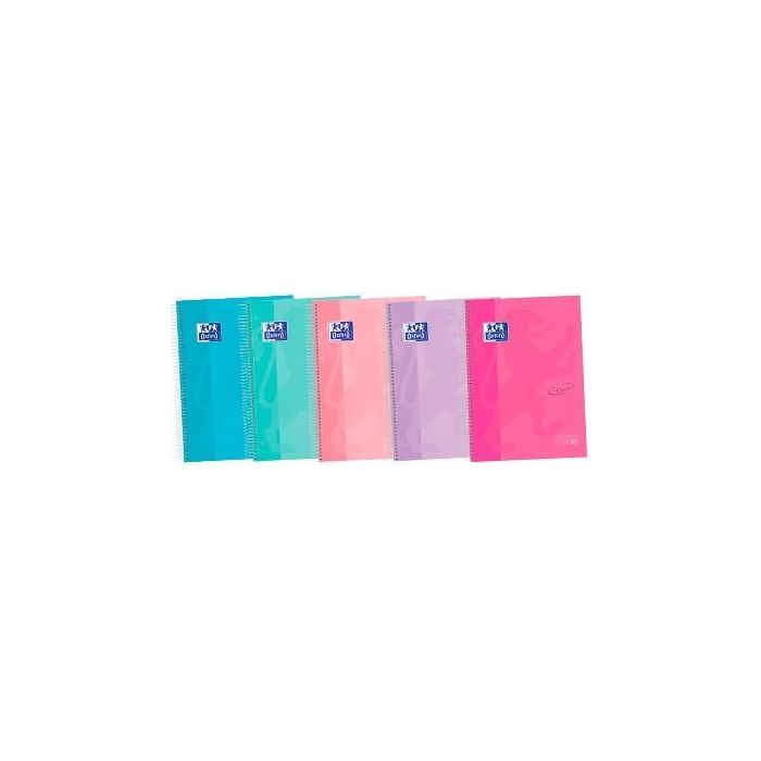 Oxford Cuaderno Touch Europeanbook 5 Microperforado 120H A4+ 1 Linea T-Extradura Pack 5 Ud C-Surtidos Exclusivos Oxford Cuaderno Touch Europeanbook 5 Microperforado 120H A4+ 1 Linea T-Extradura Pack 5 Ud C-Surtidos Exclusivos