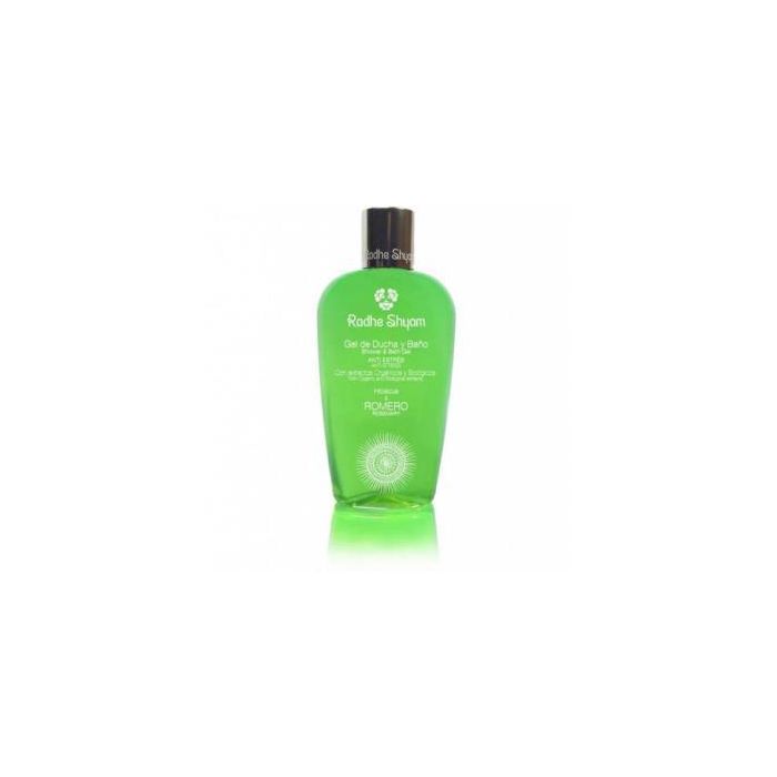 RADHE SHYAM Gel de Baño Romero Anti-Estrés con Extracto de Hibiscus y Romero 250ml