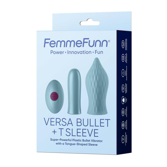 Bala Vibradora FemmeFunn Versa Bullet Azul 1 Bala Vibradora FemmeFunn Versa Bullet Azul 1