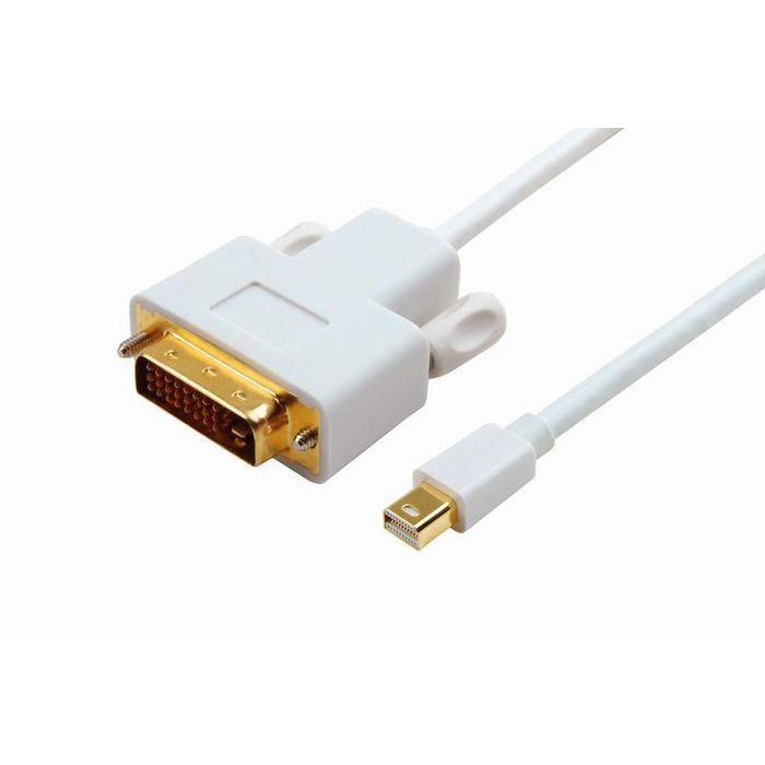 MicroConnect Cable Mini DisplayPort 1.2 a DVI-D Dual-Link 2m para MacBook, iMac, Mac mini y Mac Pro