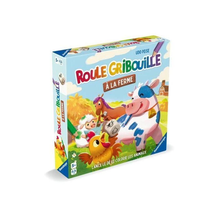 Ravensburger RAV1751736294877 Juego de mesa clásico de granja Doodle Roll 2