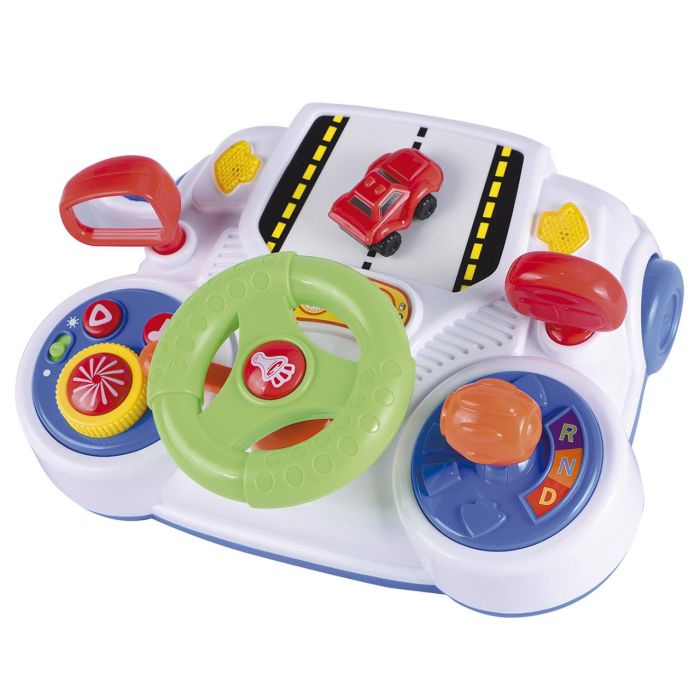 Tachan Volante Mi Primer Set de Conducción para Bebé con Sonidos, Música, Luces, Estimulación Sensorial +6 Meses 1