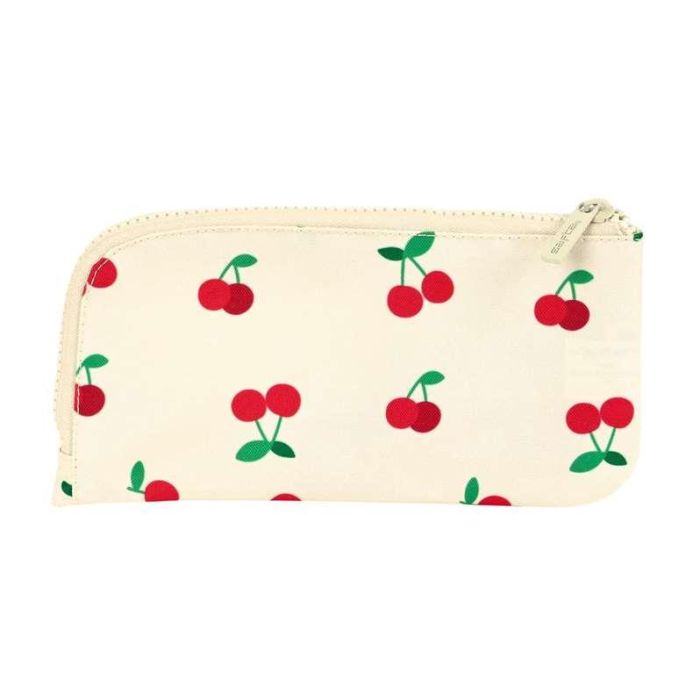 Estuche Escolar Safta Cherry Beige (23 x 11 x 1 cm) 1