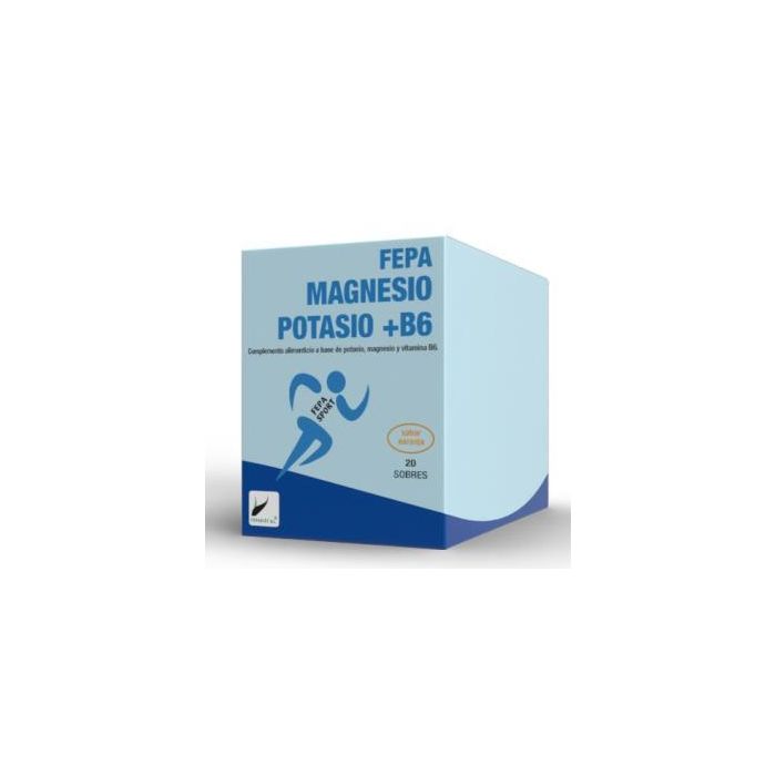 Fepa Sport Magnesio+Potasio+B6 Naranja 20Sbrs. Fepa Sport Magnesio+Potasio+B6 Naranja 20Sbrs.