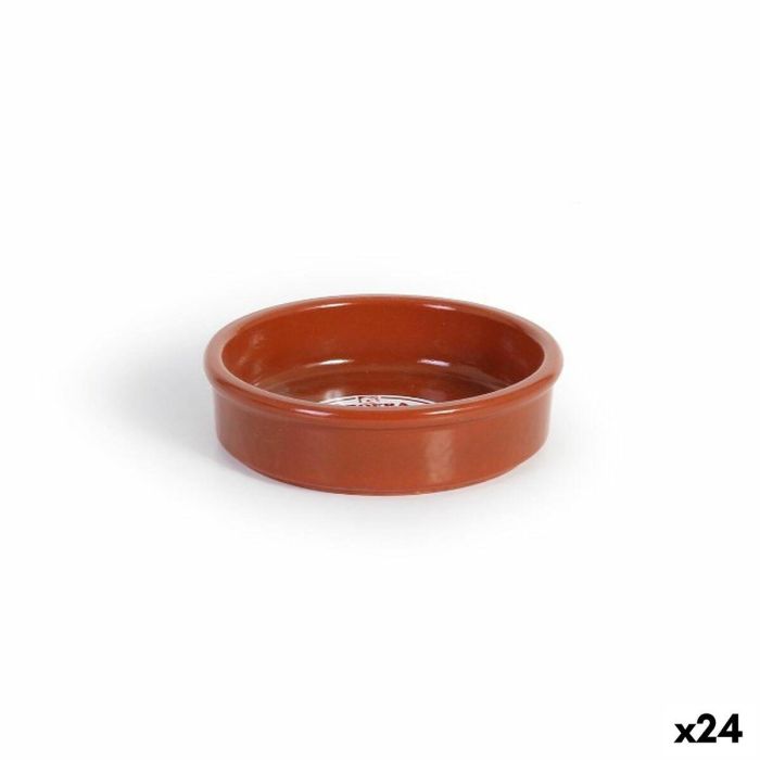 Cazuela Azofra Barro cocido 10 x 10 x 2,5 cm (24 Unidades) Cazuela Azofra Barro cocido 10 x 10 x 2,5 cm (24 Unidades)