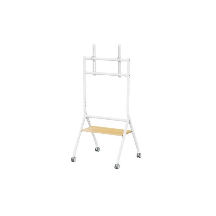Ewent EW1582 Soporte de Suelo para TV Heavy Duty, hasta 86" (2.18 m), Blanco y Madera, 80 kg 1 Ewent EW1582 Soporte de Suelo para TV Heavy Duty, hasta 86" (2.18 m), Blanco y Madera, 80 kg 1