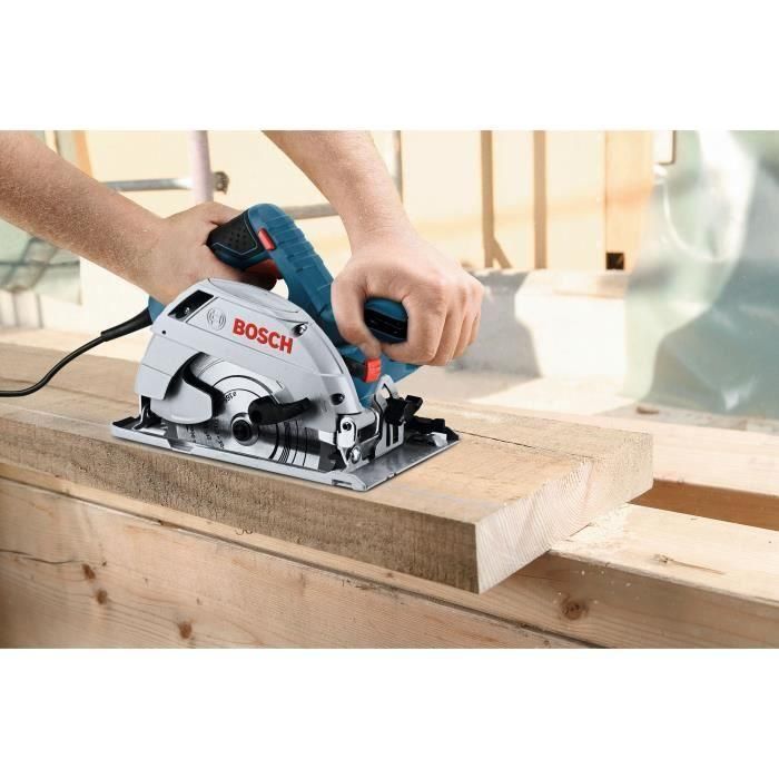 Bosch Professional GKS 165 Sierra Circular 1100W, disco 165mm, capacidad de corte 66mm, para madera 1 Bosch Professional GKS 165 Sierra Circular 1100W, disco 165mm, capacidad de corte 66mm, para madera 1