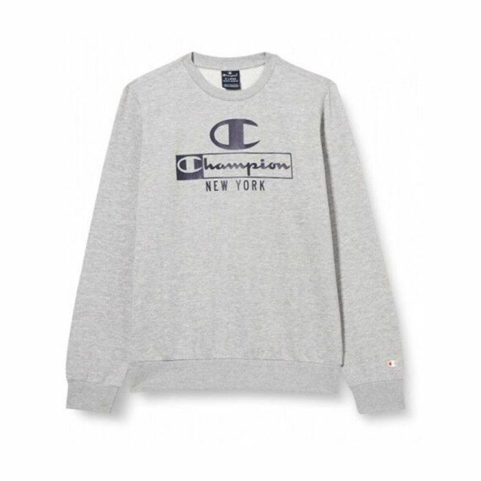 Sudadera sin Capucha Hombre Champion Crewneck Gris 2XL 0 Sudadera sin Capucha Hombre Champion Crewneck Gris 2XL 0