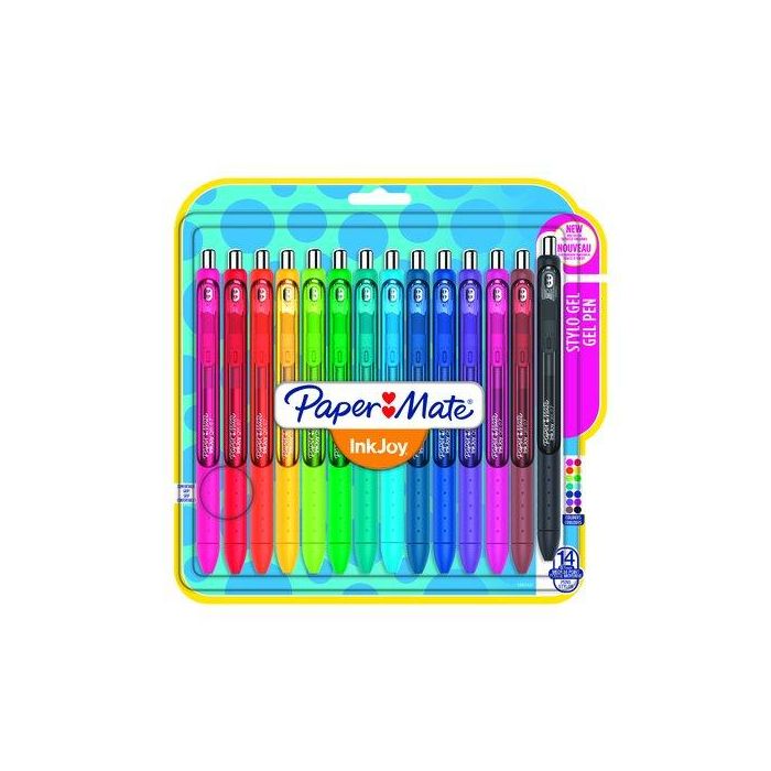 Boligrafo Paper Mate Inkjoy Gel Surtido Blister De 14