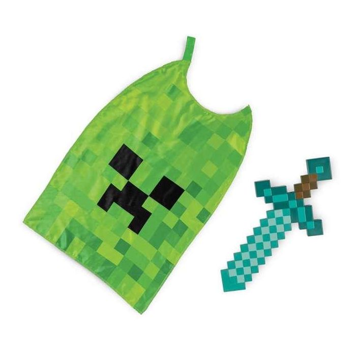 Jakks Pacific 156239 Pack de Espada y Capa del Videojuego Minecraft para Niños +3 Años 0 Jakks Pacific 156239 Pack de Espada y Capa del Videojuego Minecraft para Niños +3 Años 0