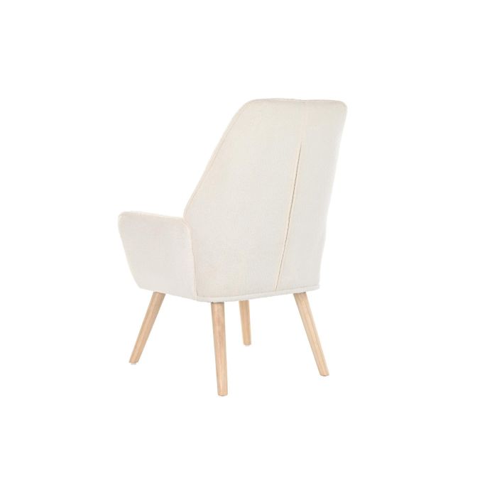 DKD Home Decor Butaca Scandi Crema Natural 75 x 96 x 65 cm 6