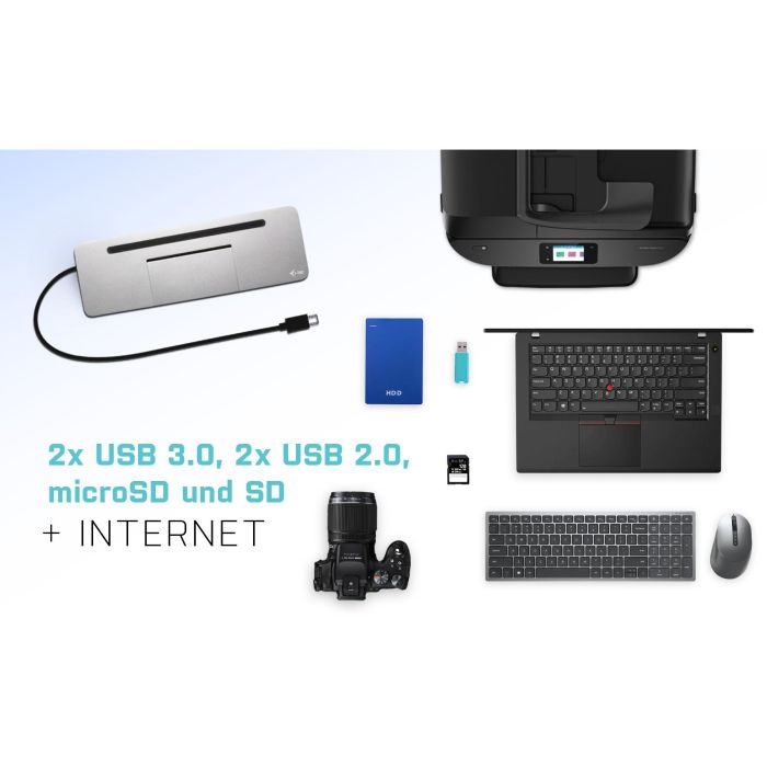 Hub USB i-Tec C31FLATDOCKPDPRO 3 Hub USB i-Tec C31FLATDOCKPDPRO 3