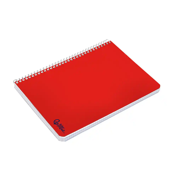 Liderpapel Cuaderno Espiral A5 Smart Tapa Blanda 80 Hojas 75gr Pauta 3,5mm Margen Colores Surtidos 6
