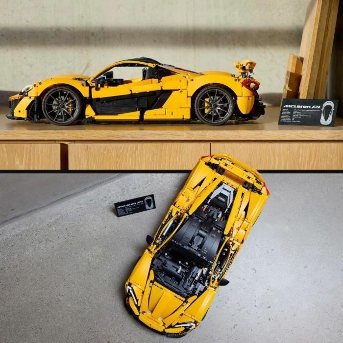 Lego 42172 McLaren P1 - Kit de Modelo de Hiperdeportivo para Adultos Entusiastas de Vehículos 4