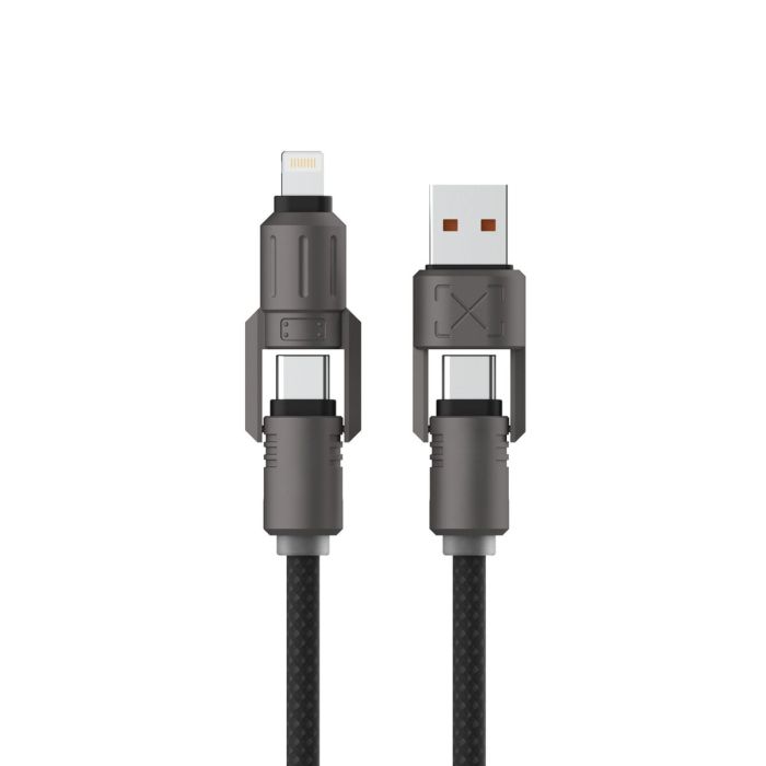 Cable USB KSIX Negro 1 m 2 Cable USB KSIX Negro 1 m 2