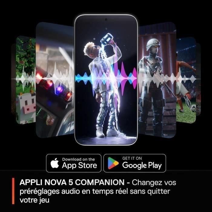 Auriculares inalámbricos para juegos - STEELSERIES - Arctis Nova 5 - Blanco 4 Auriculares inalámbricos para juegos - STEELSERIES - Arctis Nova 5 - Blanco 4