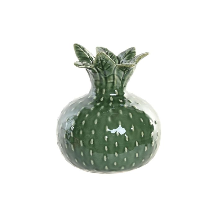 DKD Home Decor Figura Shabby Verde Cerámica 16.5 x 18.5 x 16.5 cm (4 Unidades)