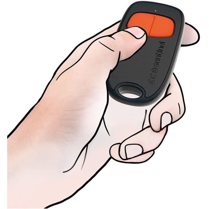 SCS Sentinel SCS3701085206550 Mando a distancia 2 canales, 433,92 MHz, alcance 40m, SimplyControl Naranja, pila CR2032 4