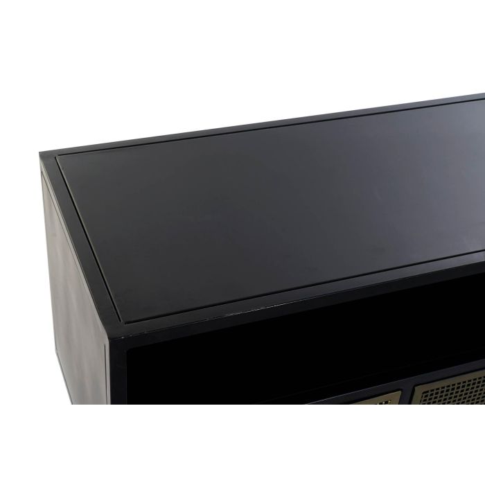 Mueble Tv Vintage DKD Home Decor Negro Dorado 41 x 62 x 125 cm 1 Mueble Tv Vintage DKD Home Decor Negro Dorado 41 x 62 x 125 cm 1