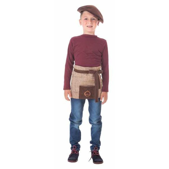 Creaciones Llopis Disfraz Delantal Castañero Chef Multicolor para niños 1-2 años Creaciones Llopis Disfraz Delantal Castañero Chef Multicolor para niños 1-2 años