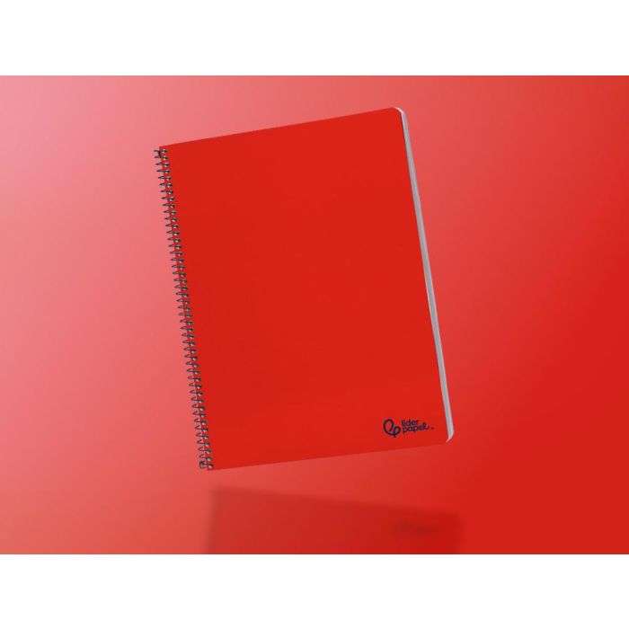 Cuaderno Espiral Liderpapel Din A4 Smart Tapa Blanda 80H 75 gr Rayado Horizontal Con Margen Color Rojo 5 Cuaderno Espiral Liderpapel Din A4 Smart Tapa Blanda 80H 75 gr Rayado Horizontal Con Margen Color Rojo 5