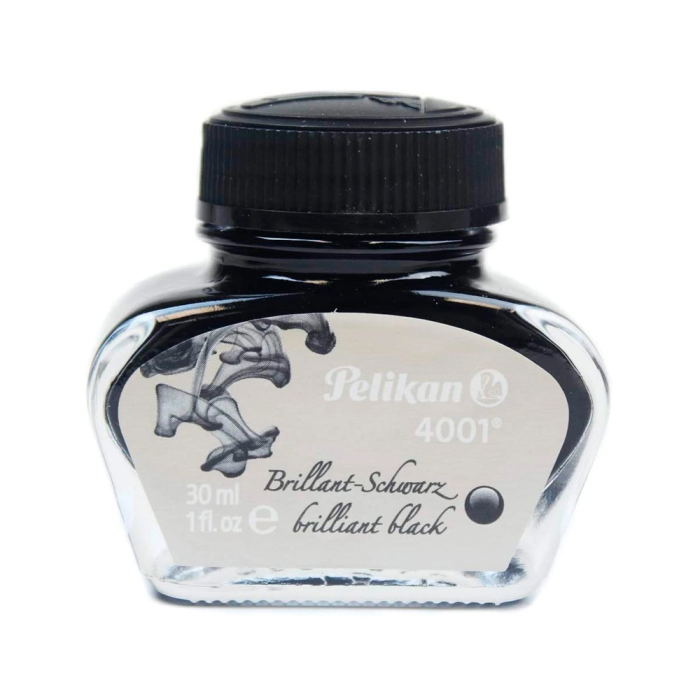 Pelikan 4001 Tinta Estilografica Negro Brillante Bote 30 ml 1