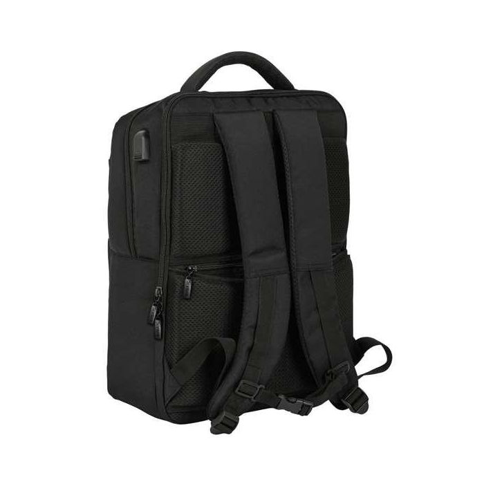 Mochila para Portátil Sevilla Fútbol Club Premium 15,6'' Negro (31 x 44 x 13 cm)