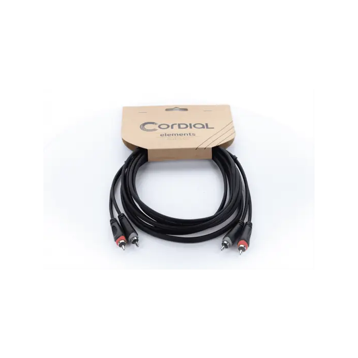Cordial Cable De Audio Dual Rca/Rca 1 M 2