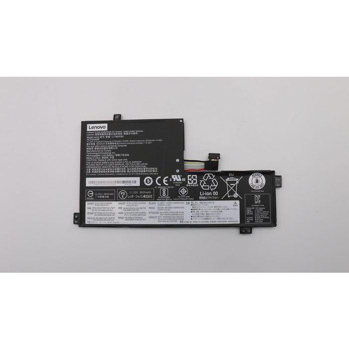 Lenovo 3-cell lithium-ion battery, 11.25V voltage, 42Wh capacity, designed for select Lenovo Chromebook models. Lenovo 3-cell lithium-ion battery, 11.25V voltage, 42Wh capacity, designed for select Lenovo Chromebook models.