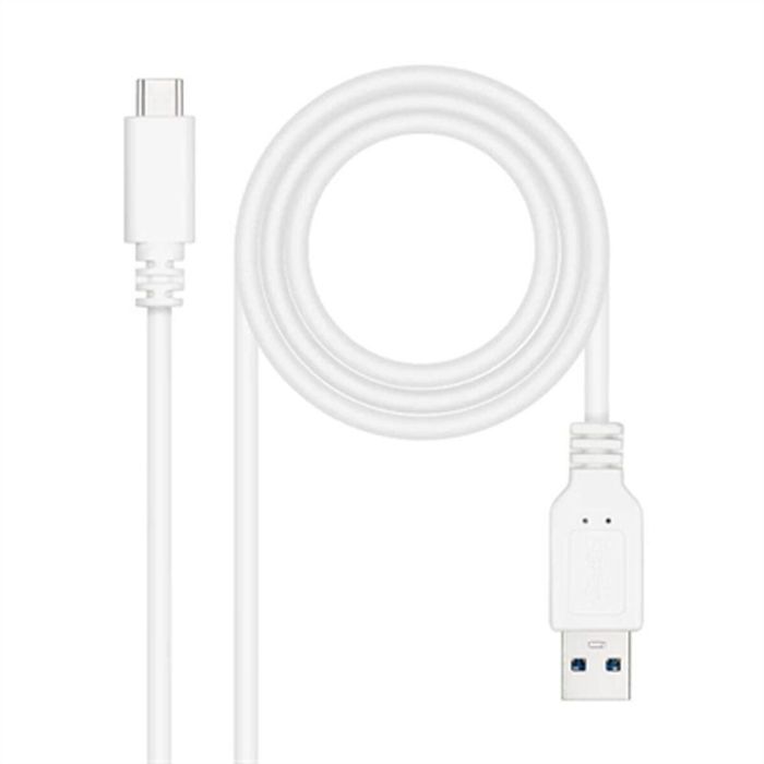 Cable USB-C a USB NANOCABLE 10.01.4002-W Blanco 2 m 0 Cable USB-C a USB NANOCABLE 10.01.4002-W Blanco 2 m 0