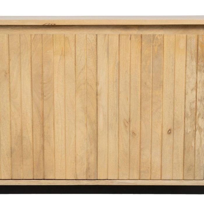 Aparador MONTMARTRE Negro Natural Madera Hierro madera y metal Madera de mango 170 x 40 x 75 cm 4