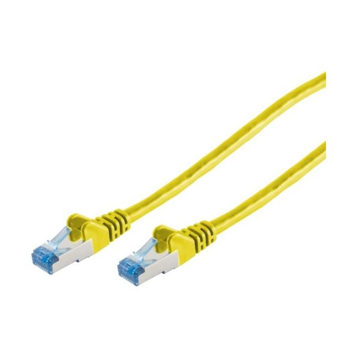 No-Name Cable de Red CAT6a RJ45 S/FTP PiMF, 3m, Amarillo