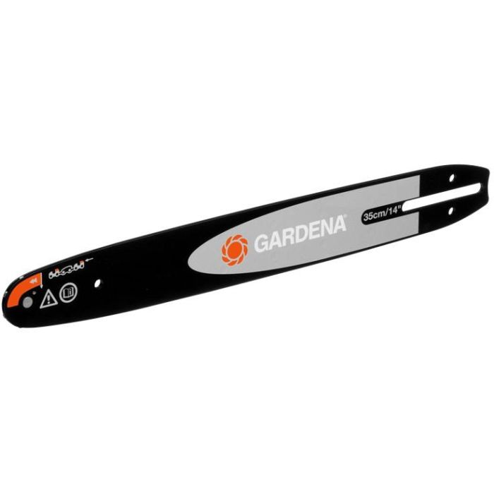 Gardena Set Espada/Cadena Sierra 8"/20 cm para Motosierra Eléctrica 8866, Distancia Eslabones 3/8", Calibre 1.1 mm