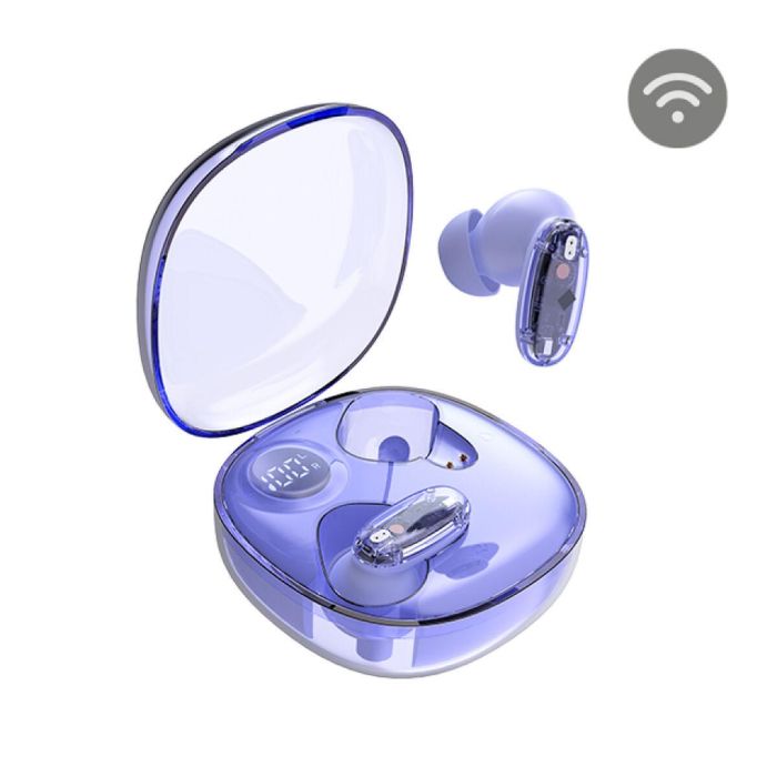 Auriculares Inalámbricos con Estuche de Carga Mars Gaming Púrpura 8 Auriculares Inalámbricos con Estuche de Carga Mars Gaming Púrpura 8