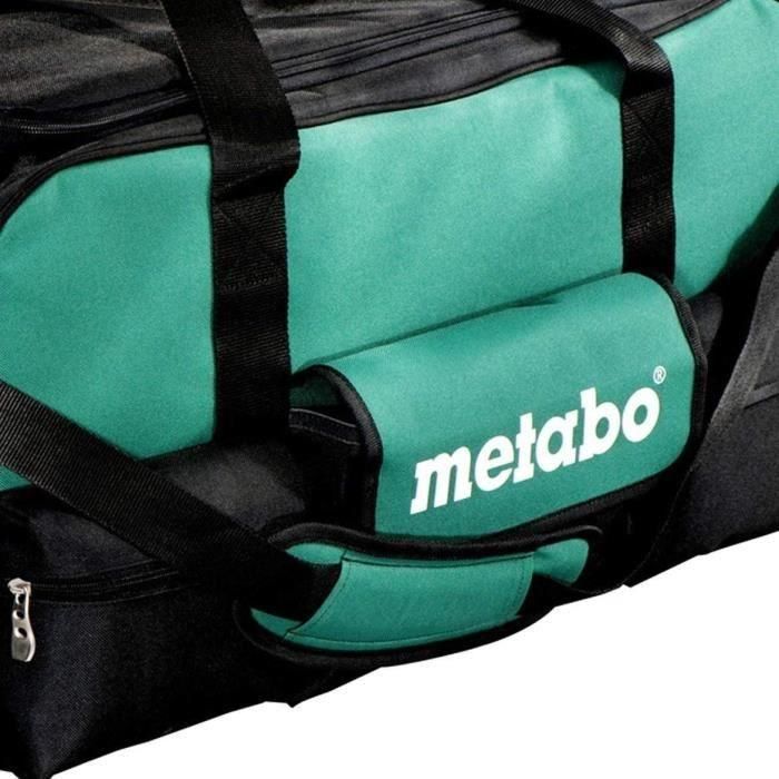 Metabo Bolsa de herramientas grande con 5 compartimentos y velcro para 3 baterías, 1 cargador y accesorios 1 Metabo Bolsa de herramientas grande con 5 compartimentos y velcro para 3 baterías, 1 cargador y accesorios 1