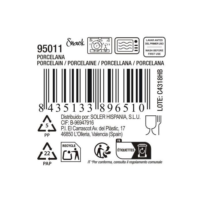 Bol Snack 270 ml - La Mediterranea (72 Unidades) 3 Bol Snack 270 ml - La Mediterranea (72 Unidades) 3