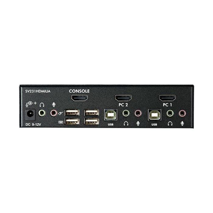 Switch KVM Startech SV231HDMIUA FHD HDMI USB Negro 2 Switch KVM Startech SV231HDMIUA FHD HDMI USB Negro 2