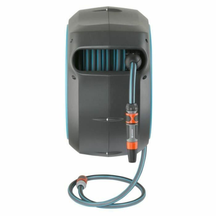 Gardena Enrollador de manguera automático de pared RollUp L 30 m con borde blanco 3