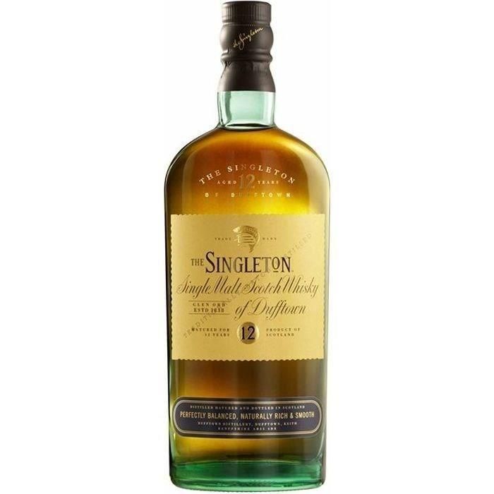 Singleton Of Dufftown 12 ans - Whisky de malta Speyside - 40% - 70cl