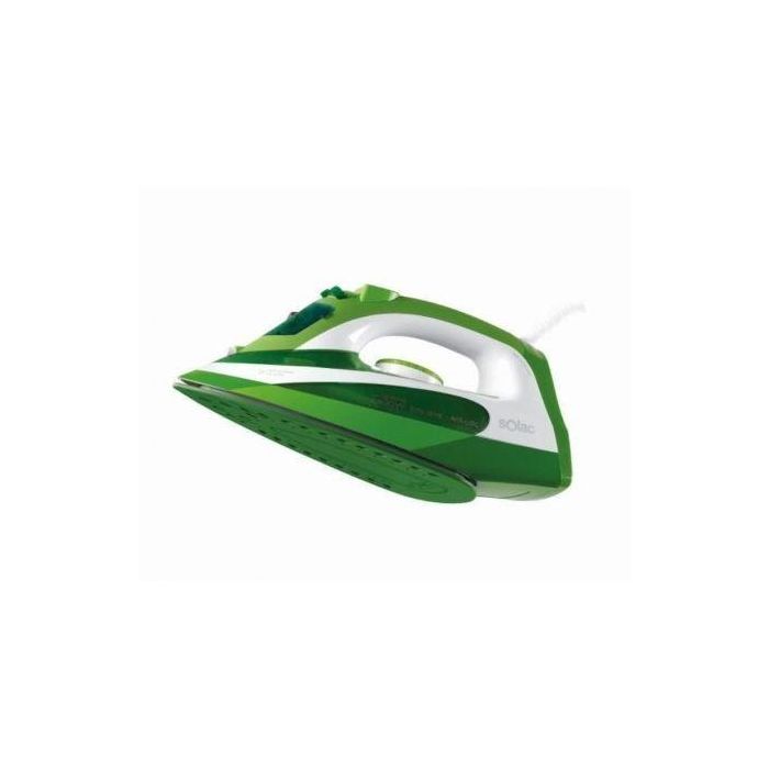 PLANCHA DE VAPOR SOLAC PV2107 VERDE - 2400W - VAPOR CONTINUO 30G/MIN - VAPOR VERTICAL - SUELA CERAMICA - DOBLE SISTEMA ANTICAL 1 PLANCHA DE VAPOR SOLAC PV2107 VERDE - 2400W - VAPOR CONTINUO 30G/MIN - VAPOR VERTICAL - SUELA CERAMICA - DOBLE SISTEMA ANTICAL 1
