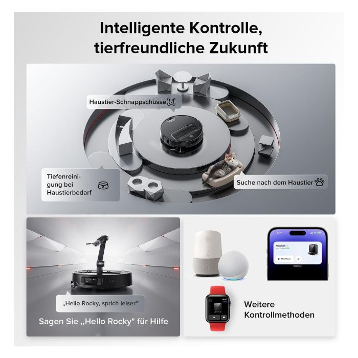 Roborock Saros Z70 Aspirador Robot, Negro 9