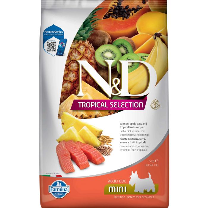 Farmina N&D Dog Tropical Selection Mini Salmon 5 kg Farmina N&D Dog Tropical Selection Mini Salmon 5 kg