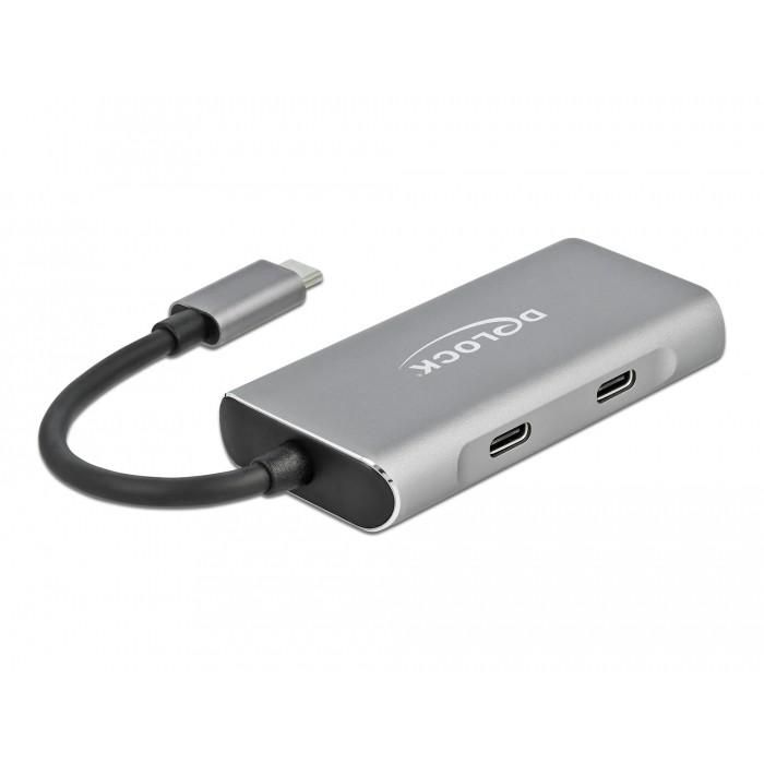 DELOCK Externer USB 3.2 Gen 2 USB Type-C Hub mit 2 x USB Typ-A und 2 x USB Type-C 3 DELOCK Externer USB 3.2 Gen 2 USB Type-C Hub mit 2 x USB Typ-A und 2 x USB Type-C 3